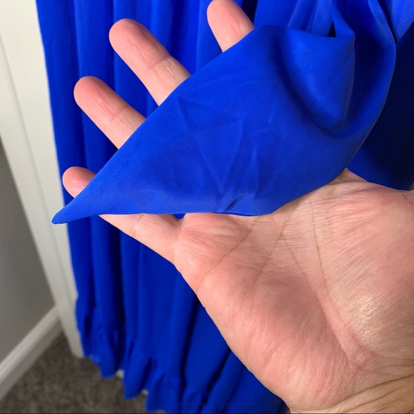 Vintage Beverly Vogue California Side Bow Maxi Dress - Picture 10 of 12